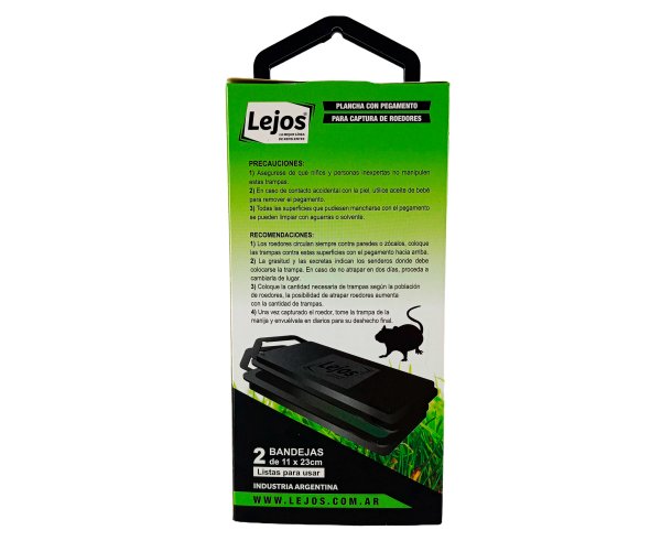 Plancha de pegamento lejos para roedores - 2